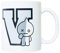 Erik Tasse BT21 Van - Erik Tasse BT21 RJ - Kaffeebecher Tasse für Kaffee oder Tee - BT21 Merchandising - Größe : 9,5 cm x 8 cm - Fassungsvermögen : 350 ml - Offizielle Lizenz -BT21 Fanartikel