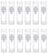 12Pcs 5g 5ml Portable Small Clear Airless Pump Bottles Vacuum Lotion Dispenser Bottles Travel Toiletries Bottles Set Cosmetic Container Jar Vials for Cream Foundation Shampoo etc