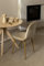 SKLUM Chaise de Salle à Manger en Velours Glamm Bois Naturel Brun Blé