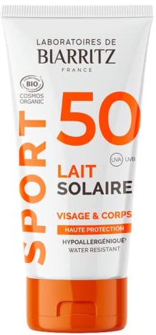 Laboratoires De Biarritz Sport Lait Solaire SPF50 Bio 50ml