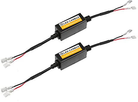 X AUTOHAUX 1 Paar H1 LED Auto Scheinwerfer Canbus Decoder Warn Widerstände