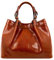 Time Resistance Schultertasche Damen - Handtasche aus Leder - Made in Italy - Damenhandtasche - Tragetasche - Businesstasche - Tasche für Damen