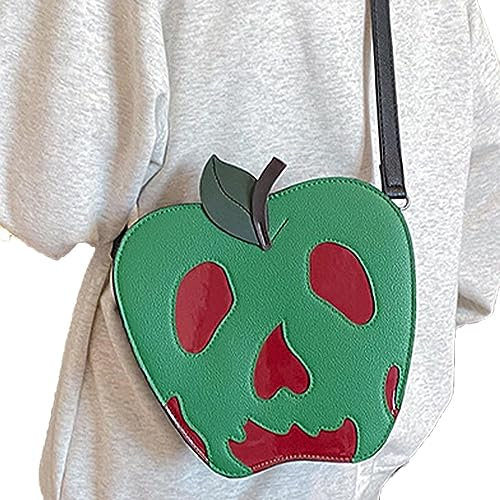 Anloximt Halloween Kürbis Handtasche - Neuheit Halloween Teufel Umhängetasche Horror Ausdruck - Modische Kürbis-Geldbörse für Frauen zum Tragen des Telefons