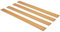 EVERGREENWEB - Kit 4 Doghe Letto in Legno RINFORZATE, lunghezza 79cm larghezza 6,4cm spessore 0,8cm - misura STANDARD, Listelli di ricambio in Faggio Multistrato ECOLOGICO, per tutte le Reti Singole