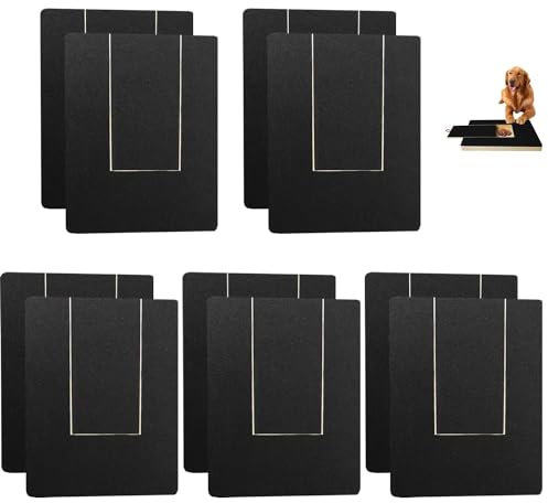 Lighterday 10 piezas de papel de lija para rascar uñas de perro, tabla de rascar de uñas de perro, papel de lija para lima de uñas de perro, papel de lija, cortaúñas alternativo para perros,
