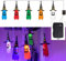 5 Stück Halloween Deko Lichterkette Geister,Hängende Geister mit Lichterketten,Lichterkette Halloween Outdoor Geist,Led Lichterkette Geister,Halloween Lichterketten Geist für Garten,Hof,Freien,Drinnen