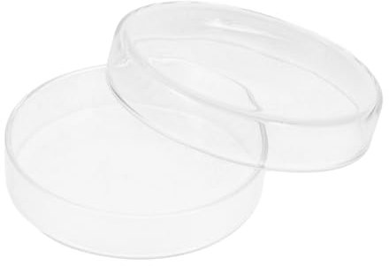 TOKIDNY Glas-petrischale Für Labor Petrischale Aus Borosilikatglas Kulturschale Für Gewebekultur Agarschalen Wiederverwendbar Wissenschaftliche Gewebekulturplatte