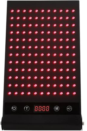 24W Infrarotlampe Fern Rotlichttherapiegerät 660nm /850nm,Rot LED Rotlichtlampe Wärmelampe Panel Verstellbarer Bügel,Zeitschaltuhr 5-20 min für Jugendliche, Erwachsene, Senioren, Schmerzpatienten