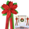 1 x Weihnachtsstern-Windsack, 119 cm, Weihnachts-Windsack, für den Außenbereich, langlebig, rote Blume, Winsock für den Außenbereich, Hof, Garten, Terrasse, Dekoration