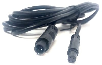 Dolphin Automotive Câble d'extension de caméra de recul Mini DIN 4 broches pour caméra de tableau de bord (2 m)