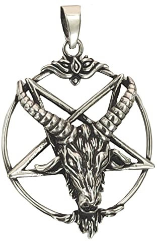 Kiss of Leather Pentagramm Anhänger aus 925 Sterling Silber Nr. 230