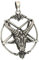Kiss of Leather Pentagramm Anhänger aus 925 Sterling Silber Nr. 230