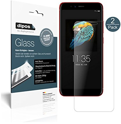 dipos 2x Displayschutzfolie 9H matt für Lenovo S5 (2018)