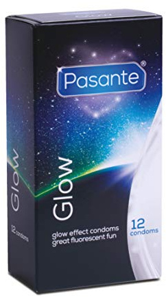 Pasante - Pasante Glühen in dem Dunkel Fluoreszierend Kondome - 12 Stücke