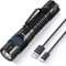 Wurkkos FC11 Pocket LED Flashlight Ultra Bright Max 1300 Lumen High 90CRI Mini Flashlight with Standard USB A-C Cable,Magn.
