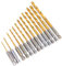 Sechskant-Bohrer-Sets, 13 Stück 1/4-Zoll-Hochgeschwindigkeitsstahl-Bohrer-Kit 1,5-6,5 mm Spiralnutenbohrer HSS Spiralbohrer Set für Holz Kunststoff Eisen Stahl Kupfer Aluminium
