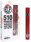 HoneyStick Vape Pen Battery Starter Kit Rechargeable for 510 Thread Cartridges Elf Stick USB Variable Voltage 400 mAh Vaporizer for CBD and Thick Oil Electronic Vaporizer No Nicotine (Red)