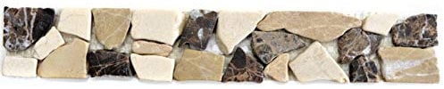 Marmor Naturstein beige Borde Bordüre Ciot Castanao Biancone MOSBor-BC1213_f