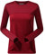 Berghaus Women's Voyager Long Sleeve Tech Tee Base Layer, Syrah/Red Dahlia, 10