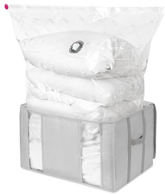 Compactor - Housse de rangement sous vide, Gris, 56 x 42 x H.33 cm, RAN10123