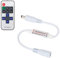 Sesamall Mini Controller Dimmer per Strisce LED 12/24V con Telecomando RF 10 Pulsanti Dimmerabile Monocolore
