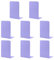 MSDADA -Serre-Livre Metal,4 Paires Serre-Livres Enfants,Anti-Rayures Serre-Livres Design, pour Bureaux,Décoratifs, Étagères,Écoles et Librairie (Mauve)