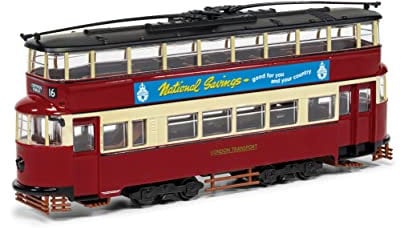 Corgi-Druckgussmodell – Feltham Tram – London Transport, Cream/Red