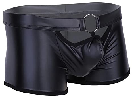 YUHAOTIN plus size lingerie uk mens long leg underwear pump mens sexy underwear cotton sexy nightwear for men briefs men underwear girls boxers underwear cotton briefs mens A1-2-Black M