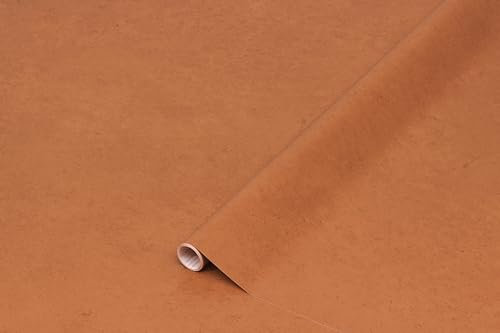 d-c-fix Möbel-Klebefolie Clay Orange 67,5 cm x 2 m - Möbelfolie selbstklebende Deko-Folie für Tisch, Bad, Küche, Schrank Dekorfolie wasserfest Terracotta