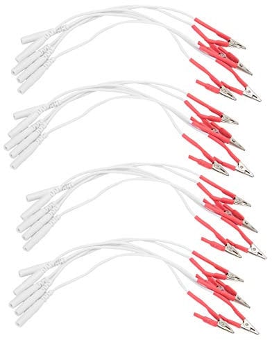 Lead Wires 20PCS/Bag TENS Wire Cable Clip Electrode Cords Wires Connect Cable for TENS Unit Physiotherapy Machine