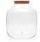 Extra Large Terrarium Glass Jar with Cork Lid, H: 38cm - High-Quality Closed Terrarium Container with Lid for Indoor Garden Paradise, Big Glass Jars for Plant Compositions, Terrarium Glass Large