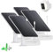 Oppiiwee 4 Pack Solar Panel Charging Compatible with Google Nest Camera Outdoor & Indoor（typeC）