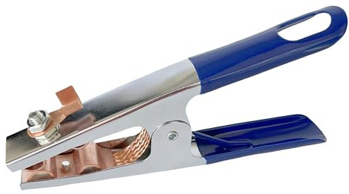TimelyDu Morsetto di massa per saldatura, Pinza Per Saldatrice,Morsetto di Terra,Morsetto per saldatura Adatto per MIG MMA TIG ARC macchina da taglio al plasma(Media)