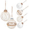 TOPBATHY 6st Weihnachtsdekorationskugel Feiertagsballverzierungen Weihnachtsbaumschmuck Weihnachtskugel Zum Aufhängen Klare Weihnachtskugeln Boho-weihnachtsschmuck Das Haustier