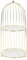 HOME DECO FACTORY, KA0269, Etagère à Poser Demi Cage 2 Niveaux, Plateau de Présentation Élégant en Or, Accessoire de Service Pratique pour Dîners et Événements, 49 cm, Or