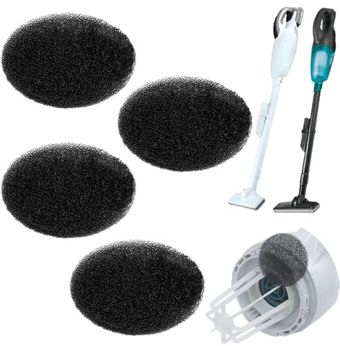Beaufan 4 filtros de espuma compatibles con aspiradoras Makita CL100/106/180/183/DCL180