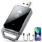Adattatore Carplay Wireless,Android Auto Wireless 2 IN 1,USB C/A Plug and Play Adattatore Compatibile con iPhone iOS 10 Android 11 e Superiori(grigio)