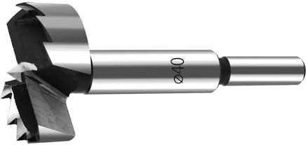 Forstnerbohrer 40mm Holz, MAXAZTEX Zubehör Bohrmaschine, Holz forstner Bits, Bohraufsätze mit Rundschaft (Ø40x90mm)