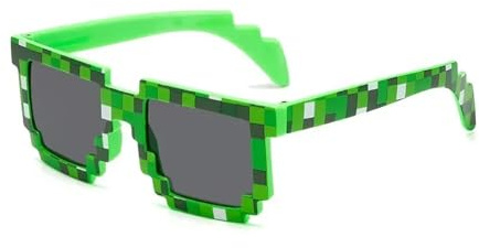 BODOBTF Sonnenbrille, Sonnenbrille, Creeper-Brille, Mosaik, lustige Brille, Jungen und Mädchen