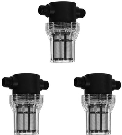 POPETPOP 3 Pezzi Filtro del serbatoio dell'acqua in filtro dell'acqua acquario tubo flessibile Attacco tubo filtro acqua camper RV Raccordi per la pompa dell'acqua dolce plastica