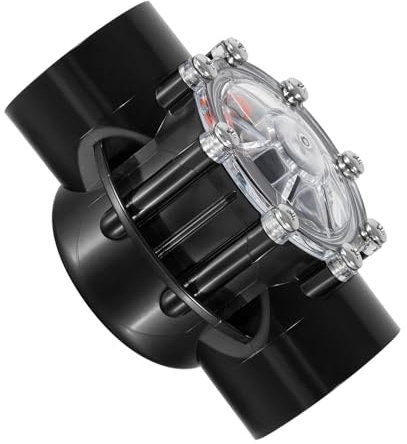 Piceioep Clapets anti-retour avec clapet de rechange avec couvercle d'inspection transparent pour chauffage, joints de vannes de piscine