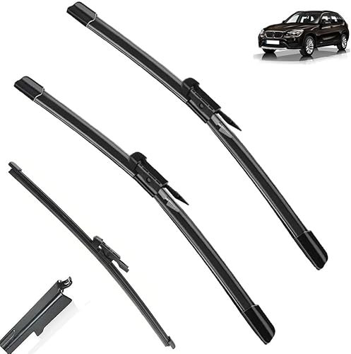 GuGuoZZ Auto Scheibenwischer für BMW X1 E84 2009-2015 Ersatzwischblätter Premium Qualität Wischerblätter Set Fenster Bürsten Scheibenwischern