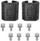 Sehuby Schienenclip, Universalschienenmontage, Verriegelung, Packouts, Schienen für Elektrowerkzeug, Packouts, Werkzeugkasten, Packout-Systeme