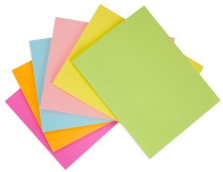 Agoer 6 X 8 in Extra Groß Haftnotizen 6 Blöcke, Klebezettel 203x152mm,Wiederverwendbar Selbstklebende Notizzettel Sticky Notes Large zum Erstellen Liste für Büro, Studie, Hause - 50 Blatt pro Stück