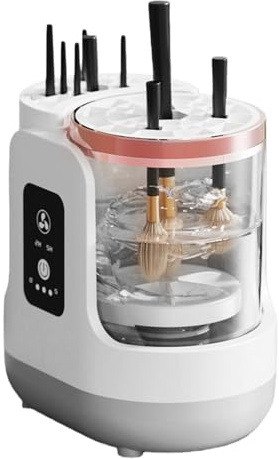 Machine de Nettoyage de pinceaux de Maquillage électrique, Outil de Lavage Automatique à séchage Rapide | Laveur de pinceaux de Maquillage | pour l'intérieur, Les Femmes, la, la Maison, la