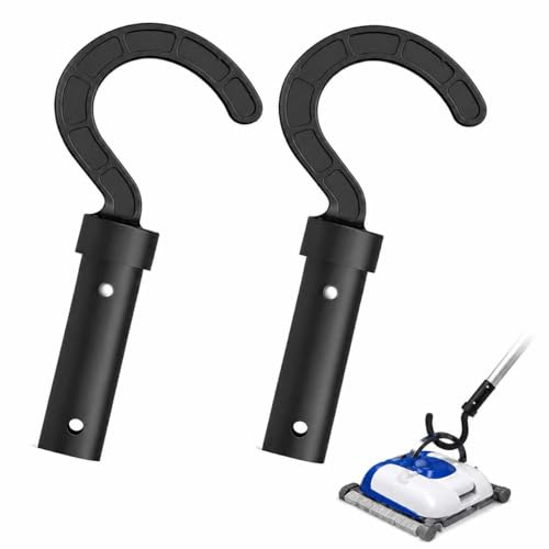 2 Pcs Universal Gancho para Robot de Piscina Todos Los RobóTicos | Pool Vacuum Sweeper Hooks para Recoger robot de limpieza de piscinas para Todos Los Aspiradores