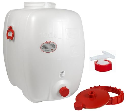 Graf Getränkefass Kunststofffass Saftfass Oval 100 Liter mit Auslaufhahn NW 10