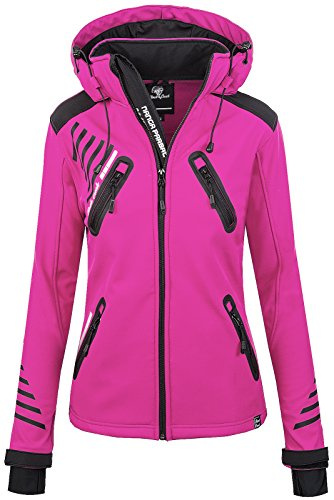 Rock Creek Softshelljacke Damen Outdoor Windbreaker D-390 | Wasserabweisende Übergangsbekleidung, funktionale Wanderjacke für Frauen, Camping, Freizeit und wechselhaftes Wetter