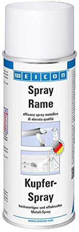 WEICON Spray Rame | 400 ml | Spray per metalli | Protezione e valorizzazione visiva delle parti metalliche