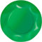 Zeus Party Piatti Grandi Carta Plastificata Tinta Unita con Bordi Ondulati 28cmm (Verde)